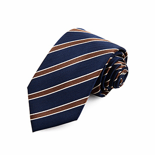 深藍色斜紋爆款商務領帶