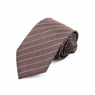 褐色斜紋優(yōu)雅商務領帶